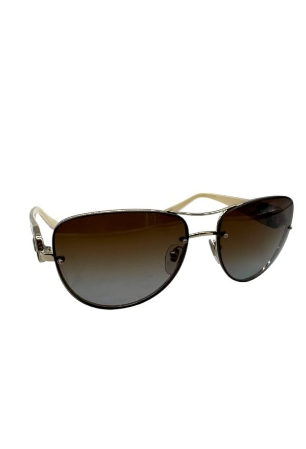 BVLGARI  – SUNGLASSES ROUND CAMEL - Image 5